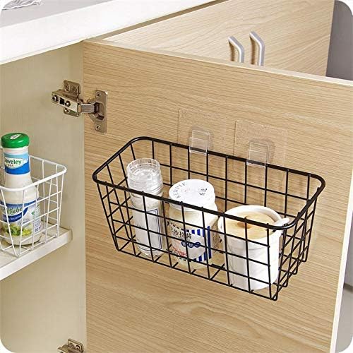 3 Set LeleCAT Adhesive Over the Cabinet Door Wire Baskets - Image 4