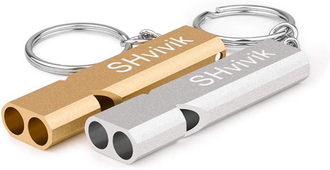 Emergency Whistle, High Pitch Double Tubes - Image 4