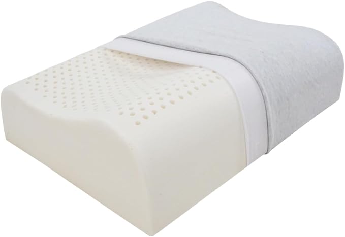 High-Profile Nature Latex Foam Pillow, Slightly Soft by TIERSINI