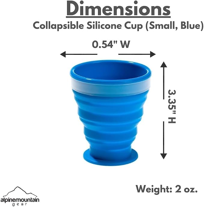 Collapsible Silicone Cup for Camping and Backpacking - Image 3