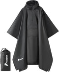 PTEROMY Hooded Rain Poncho for Adult by PTEROMY