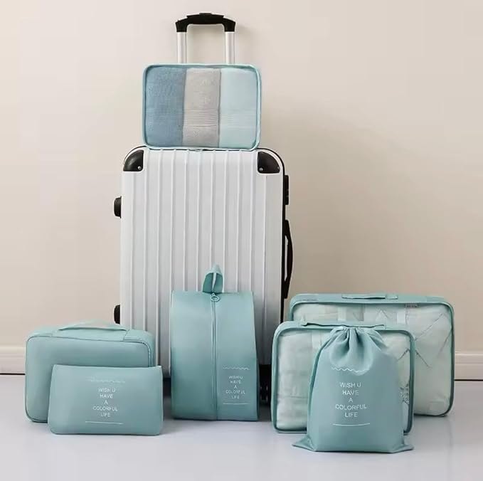 9 Set Packing Cubes for Suitcases, Aydicon Travel Luggage Packing Organizers - Image 6