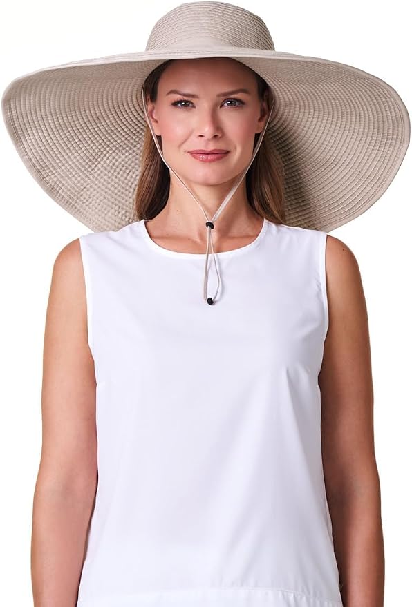 Women's Wide Brim Poolside Hat by CoolibarSunProtectiveClothing