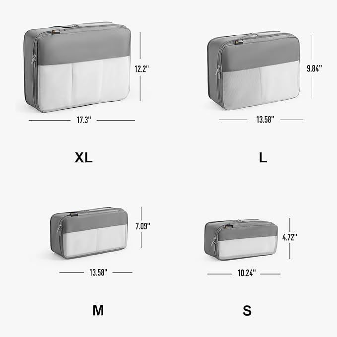 4 Set Compression Packing Cubes - Image 4