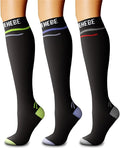 CHARMKING Compression Socks for Women & Men Circulation 15-20 mmHg is Best by CHARMKING