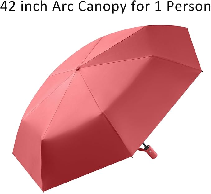 BAODINI Small UV Protection Travel Umbrella Compact - Image 6