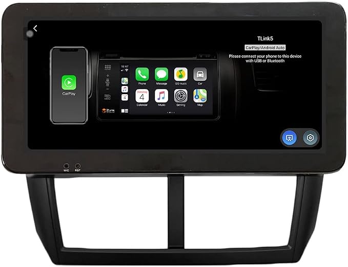 Kunfine CarPlay Android Auto Navigation Stereo GPS Radio Reverse Camera Display - Image 9