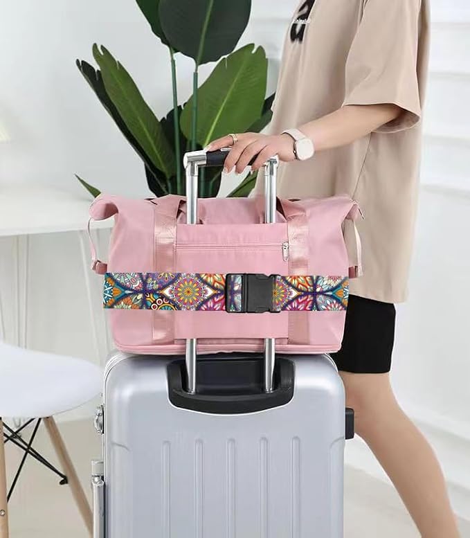 Luggage Straps for Suitcases Travel Belt Accessories, Cute Suitcase Strap - Image 5