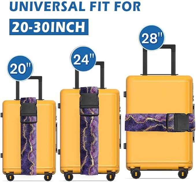 Luggage Straps for Suitcases Travel Belt Accessories, Cute Suitcase Strap - Image 3