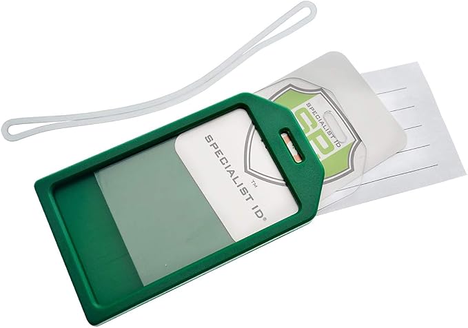 5 Pack - Premium Rigid Airline Luggage Tag Holders - Heavy Duty Hard Plastic - Image 5