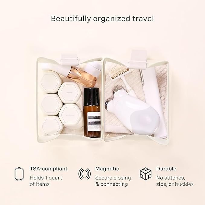 Cadence Parcel - Clear Kit - Durable and Leak-Resistant Travel Toiletry Kit - - Image 3