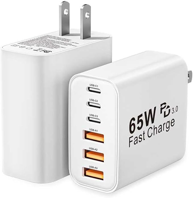 USB C Charger Block by LUCKYASIN