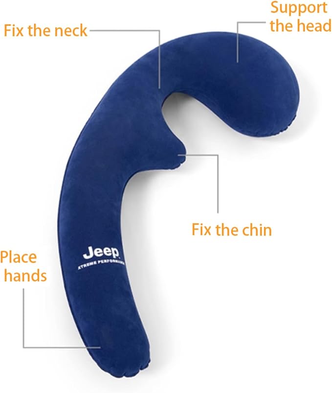 Inflatable Neck Pillow for Traveling on Plane, Inflatable Travel Pillows for - Image 9
