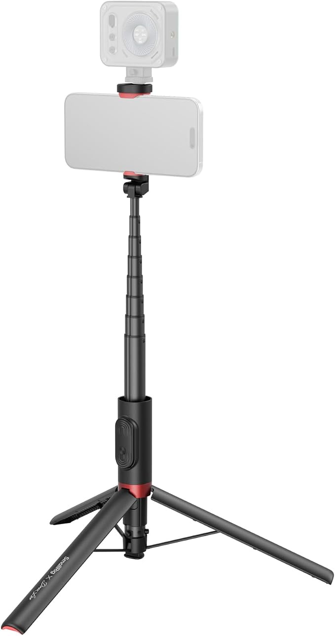 SmallRig x Drex Lee Boom Selfie Stick ST30 Lite, 57.9" Automatic Tripod Stand by SmallRig