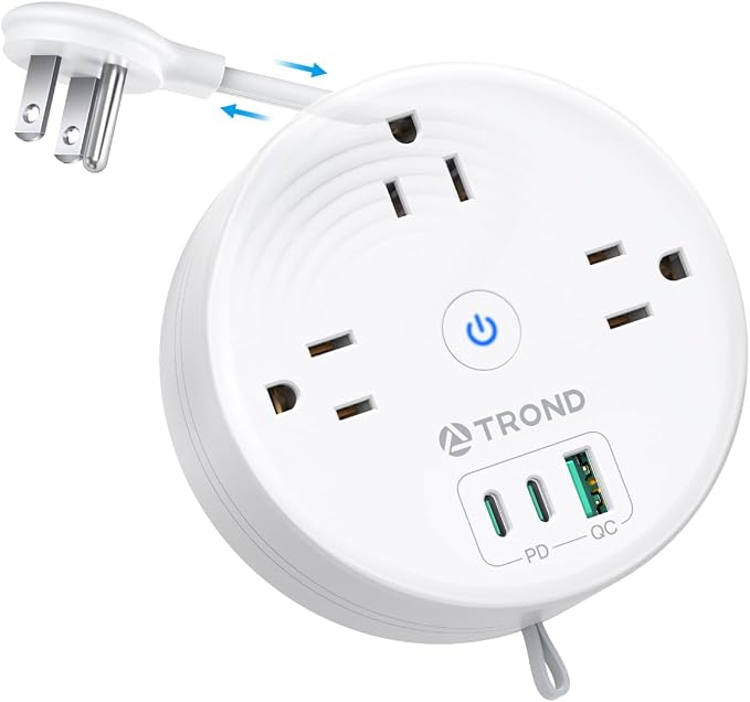 TROND 20W USB C Travel Power Strip by TRONDOfficial