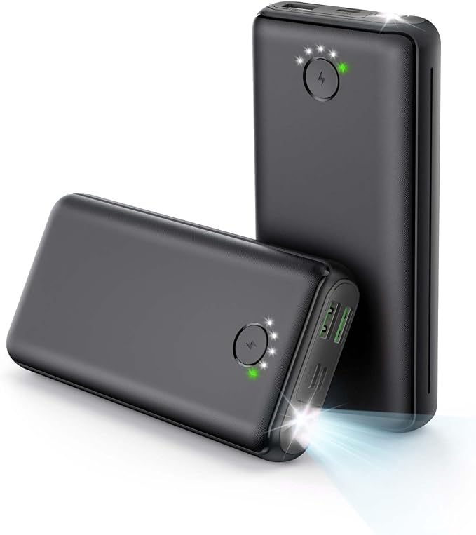 Portable Charger Power Bank 40000mah, USB C Fast Charging 22.5W External by RONEGN