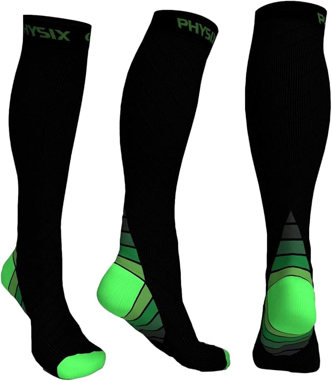 Physix Gear Compression Socks 20-30 mmHg by PhysixGearSport