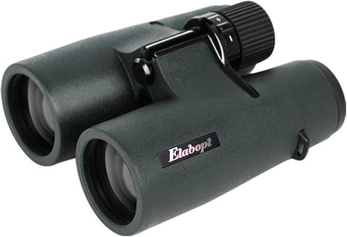 8x42ED Compact Binoculars for Adults – High-Powered BAK4 Prisms, Diamond White by BuyNow