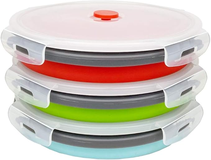 CARTINTS 1200ml Large Collapsible Food Containers Silicone Lunch Containers - Image 3