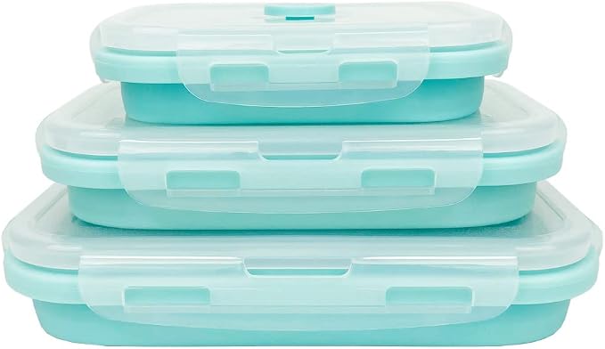 CARTINTS Silicone Collapsible Food Storage Containers-Prep/Storage Bowls - Image 3