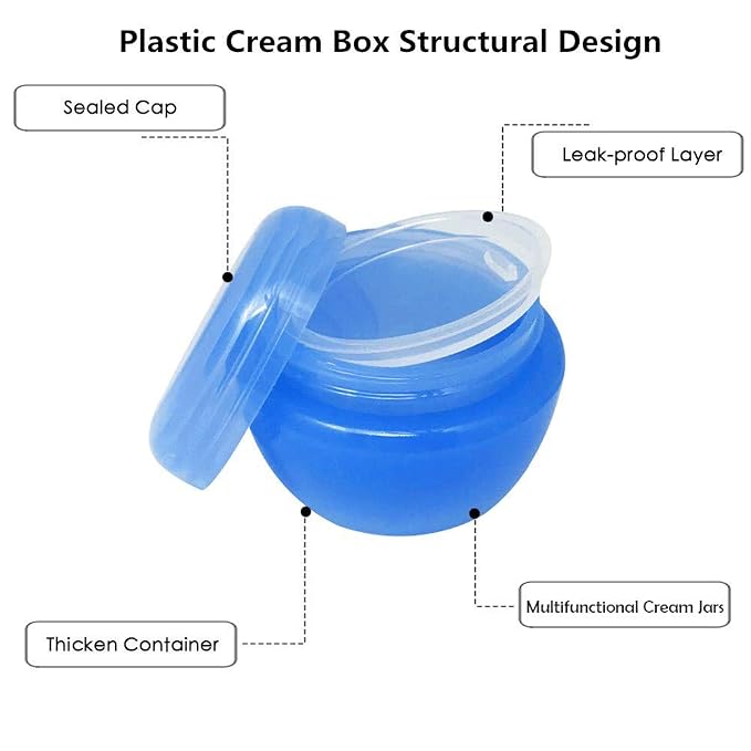 Cosywell Travel Containers Sets Silicone & PP Cream Jars - Image 4