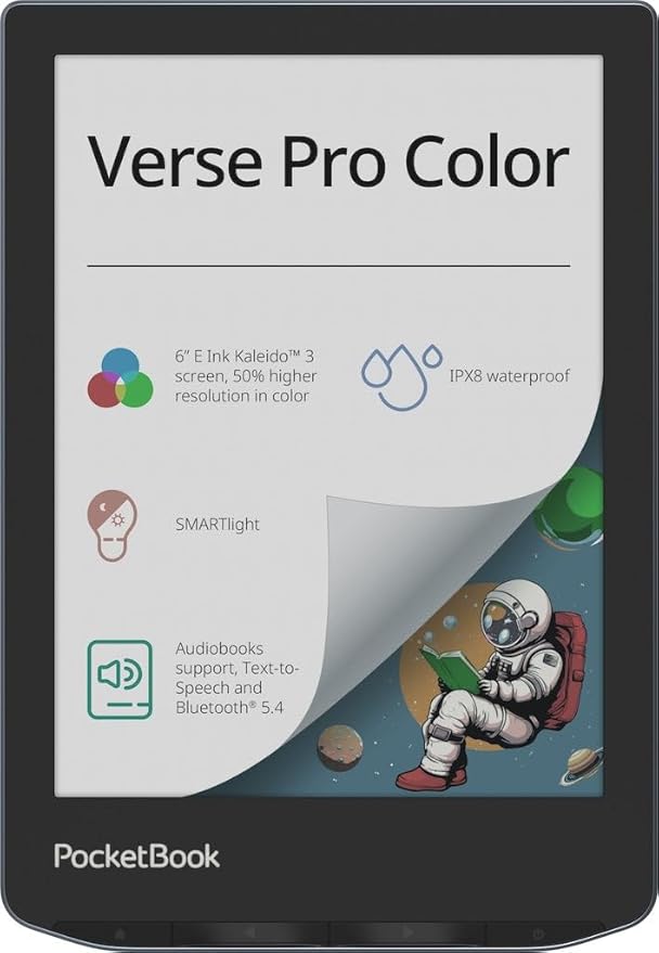 PocketBook Verse Pro Color | Super Thin and Compact 6" e-Reader | Color Screen by PocketBook