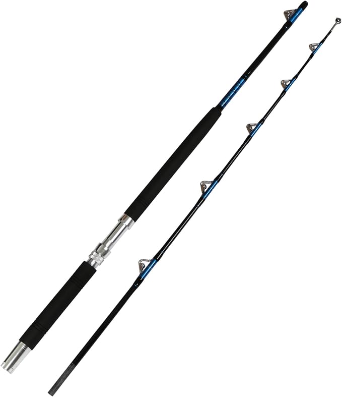 Fiblink Saltwater Offshore Heavy Trolling Fishing Rod Big Game Conventional - Image 2