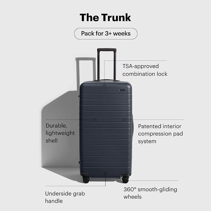 Away Large Trunk Luggage, 31 Inch Hardside Suitcase - Image 3