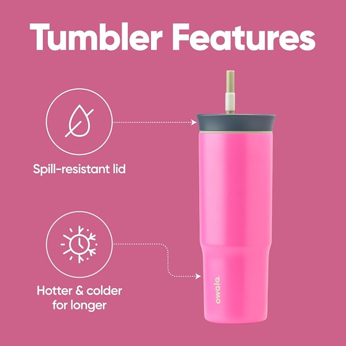 Owala Stainless Steel Triple Layer Insulated Travel Tumbler - Image 3
