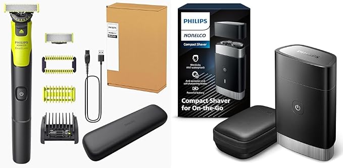 Philips Norelco Travel Groom Duo includes Compact Shaver + OneBlade 360 by PhilipsNorelco