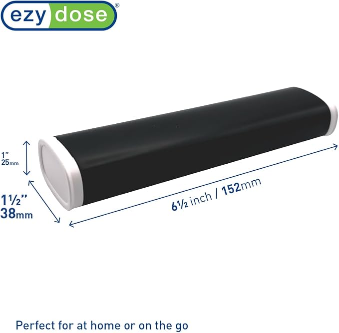 EZY DOSE Slide Pill Organizer, BPA-Free Medication Storage Case - Image 3