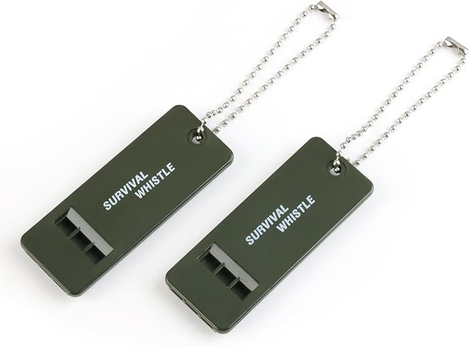120 dB Emergency Whistles for Teachers, Flat Self Defense Safety Whistle - Image 8
