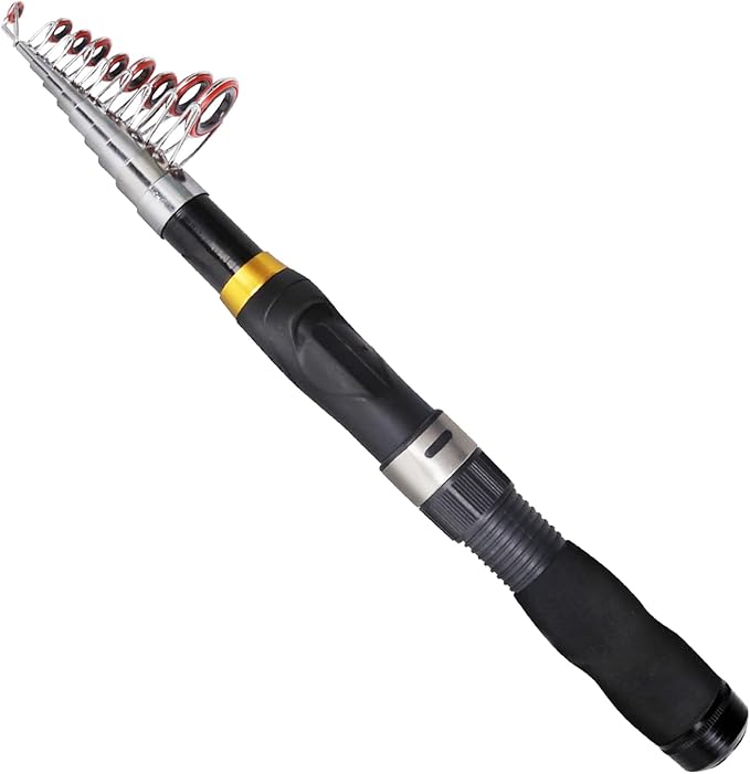 Collapsible Fishing Rod and Reel Combo, BalanZze Telescopic Fishing Rod by ToplineTackle