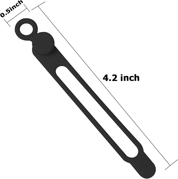 Nearockle 16Pcs Silicone Cable Straps Wire Organizer - Image 2