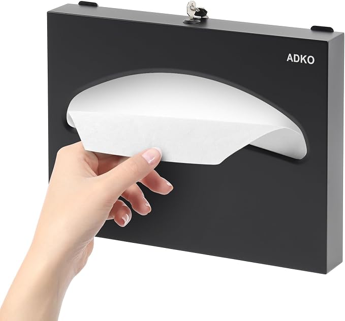 Toilet Seat Cover Dispenser Commercial Wall Mount Toilet Seat Cover Dispenser by ADKO