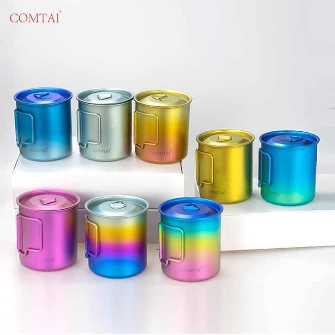 Titanium Camping Pot Mug 15oz - Image 6
