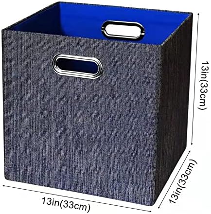 Storage Cube Basket Bins, 13×13 Foldable Storage Containers - Image 3