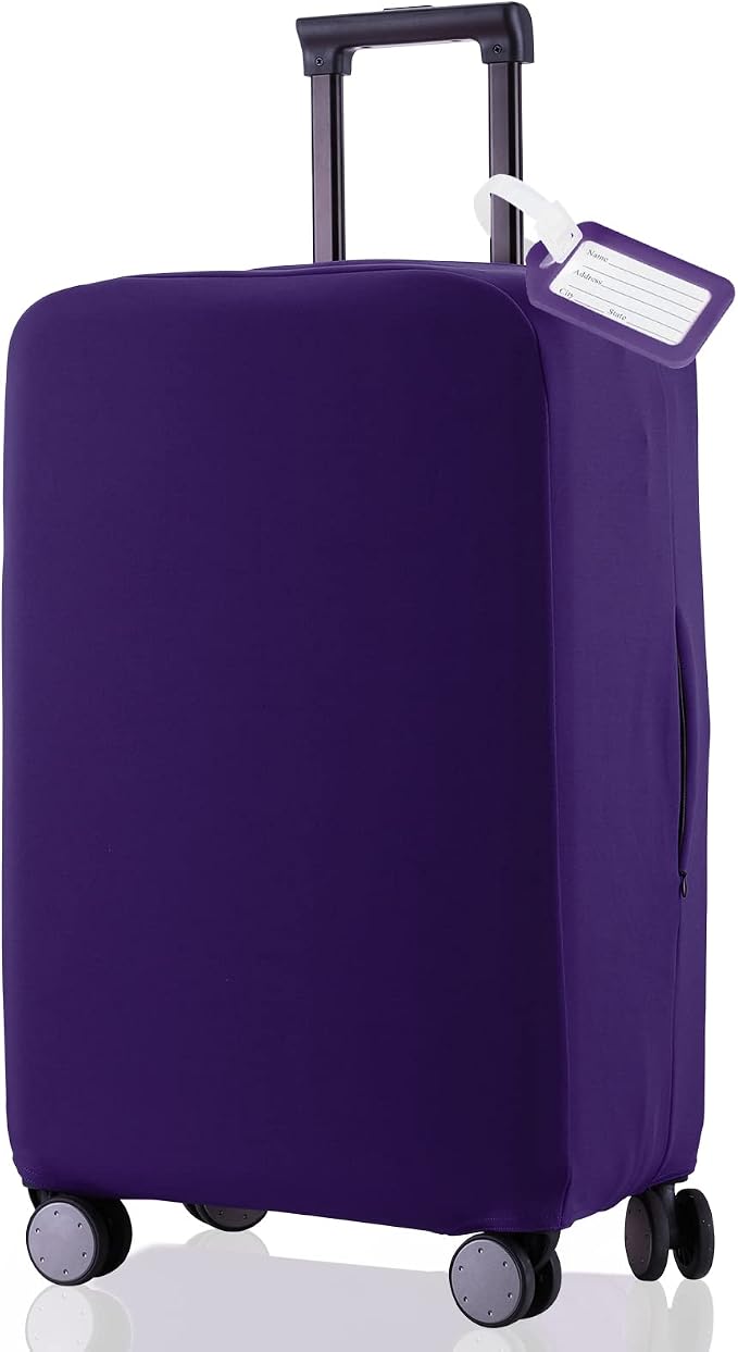 Travel Luggage Cover Suitcase Protector Scratch-Resistant Fit 19-31 Inch by RainVillage