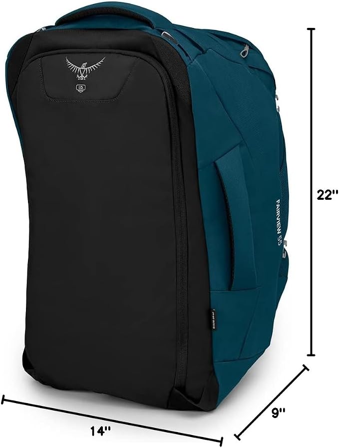 Osprey Fairview 55L Women's Travel Backpack, Night Jungle Blue - Image 11