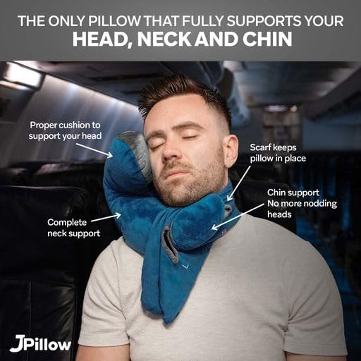 JPillow Travel Pillow for Airplanes – A Little Bulky, and Takes a Couple of - Image 2