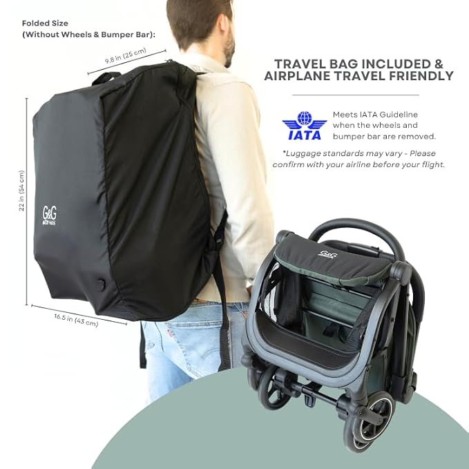 guzzie+Guss Oxygen v2 Lightweight Stroller – Compact, Travel-Friendly - Image 4