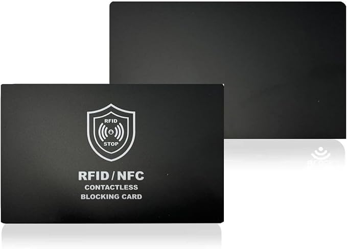 Technixx RFID Blocking Card, 3 Pack, Contactless NFC Jamming Credit & Debit - Image 2