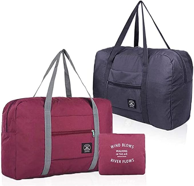 Foldable Travel Duffel Bag, For Spirit Airlines, Weekender Overnight Bag by RUIBOLU