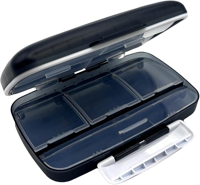 EZY DOSE Moisture-Proof Pill Case, Medicine Planner, Vitamin Organizer Box by EZYDOSE
