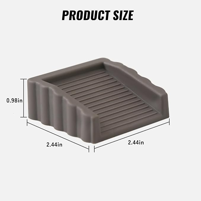 3Pack Black Door Wedge, Small Door Stop Wedge, Door Stops - Image 5