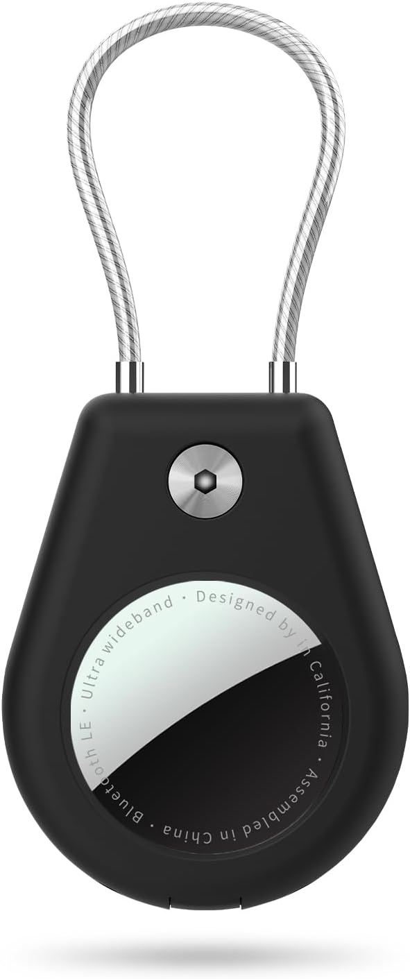 Protect Case Compatible with Apple AirTag, Secure GPS Tracker Holder with Wire by Pautas