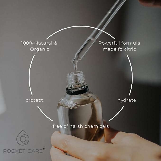 POCKET CARE | 3 Pack Organic Moisturizing Hydratating Eliotrope Hand sanitizer - Image 6