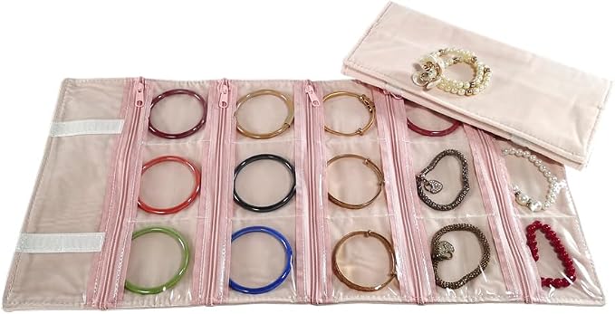 Travel Jewelry Roll Bag Portable Organizer Pouch - Image 8