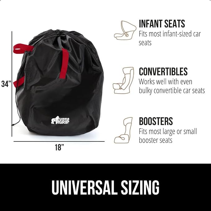 GORILLA GRIP Car Seat Travel Bag - Image 5