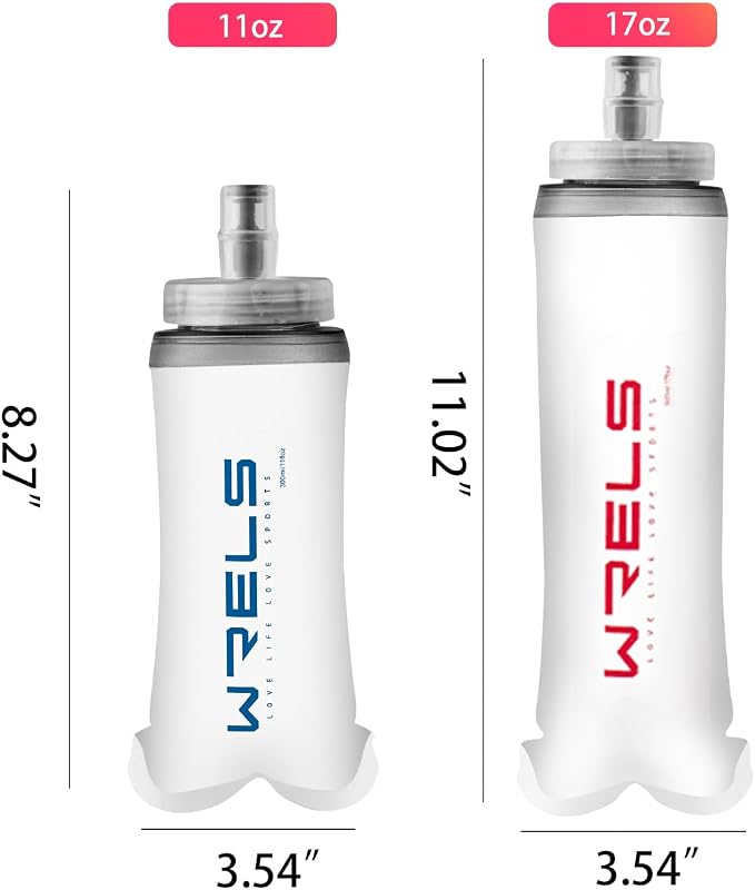 Soft Flasks Soft Running Water Flask Collapsible Soft Water Bottles Small - Image 5